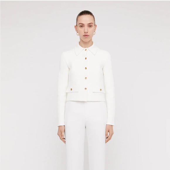 Scanlan Theodore Crepe Knit Button Jacket - SOLD OUT - Picture 2 of 2